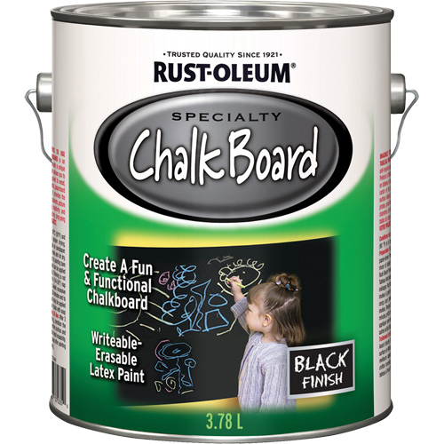 Specialty Chalk Board Paint, 3.78 L, Gallon, Black Northern Industrial Supply Inc.