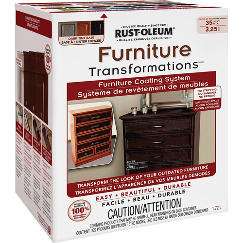 Furniture Transformations&reg; Furniture Coating System, 1.72 L, Kit, Tint Base Northern Industrial Supply Inc.