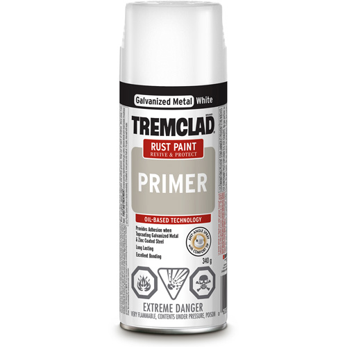 Tremclad&reg; Rust Primer Spray, Galvanized White, Very Flat, Aerosol Can Northern Industrial Supply Inc.