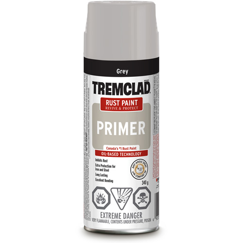 Tremclad&reg; Rust Primer Spray, Grey, Very Flat, Aerosol Can Northern Industrial Supply Inc.