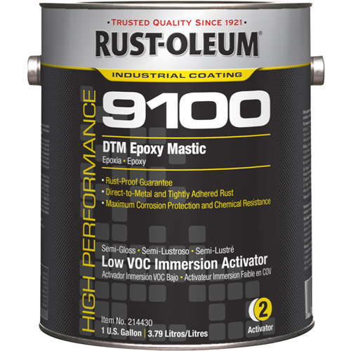 Activateur (250 COV) pour l'immersion du mastic &eacute;poxydique DTM du syst&egrave;me 9100, Gallon Northern Industrial Supply Inc.