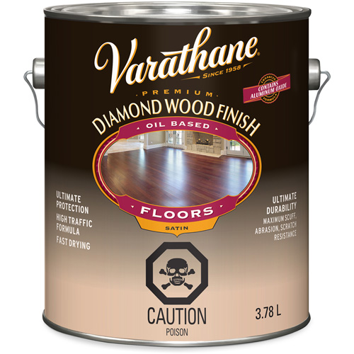 Varathane&reg; Diamond Wood Finish Floors Coating, 3.78 L, Clear, Satin Northern Industrial Supply Inc.