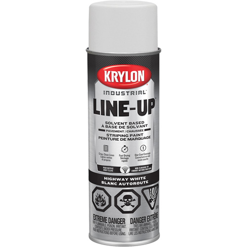 Peinture de marquage professionnelle &agrave; base de solvant, Blanc, 18 oz, Canette a&eacute;rosol Northern Industrial Supply Inc.