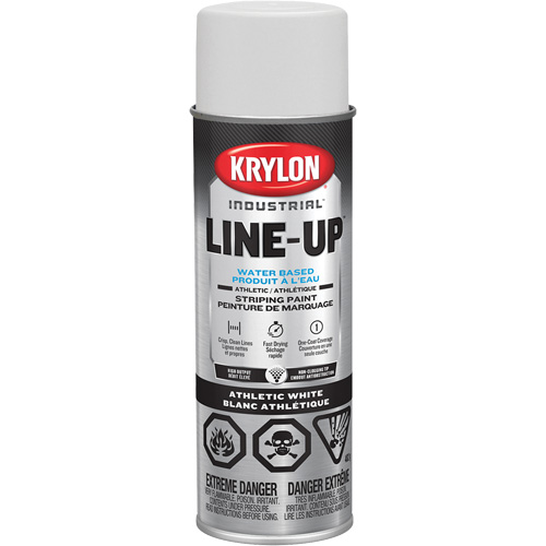 Industrial LINE-UP Athletic Field Striping Aerosol Paint, White, 18 oz., Aerosol Can Northern Industrial Supply Inc.