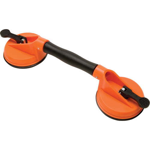 Manually Operated Hand Vacuum Cups - Double Handcup-Swivel, 50 lbs. Capacity, 4-5/8", Lever, 13" Handle Length Northern Industrial Supply Inc.
