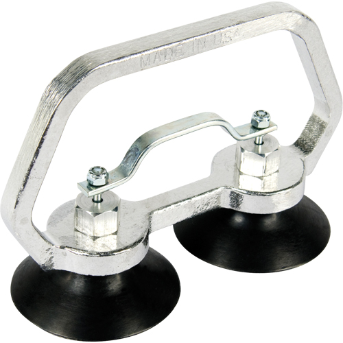 Vacuum Cups - Heavy-Duty Double Cup, 30 lbs. Capacity, 3", Pull-bar, 7" Handle Length Northern Industrial Supply Inc.