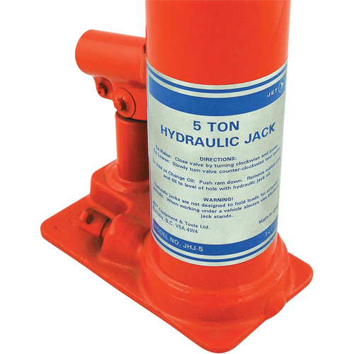 JHJ-5 Super Heavy-Duty Bottle Jack, 5 Ton(s), 15-3/8" Raised Height Northern Industrial Supply Inc.