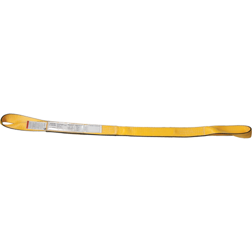 &eacute;lingues de levage en nylon, Pli Double, Oeillets renvers&eacute;s, Type 4, 3" la x 3' lo, Limite de charge verticale 8800 lb Northern Industrial Supply Inc.