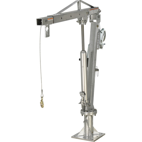 Winch Operated Truck Jib Crane, 1000 lbs. (0.5 tons) Capacity, 97" Max. Clearance Northern Industrial Supply Inc.