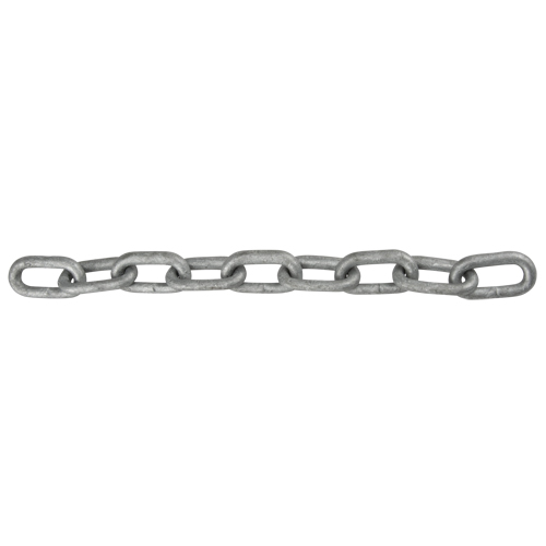 Straight Link Chain, Low Carbon Steel, 5/8" x 150' (45.7 m) L, Grade 30, 6900 lbs. (3.45 tons) Load Capacity Northern Industrial Supply Inc.