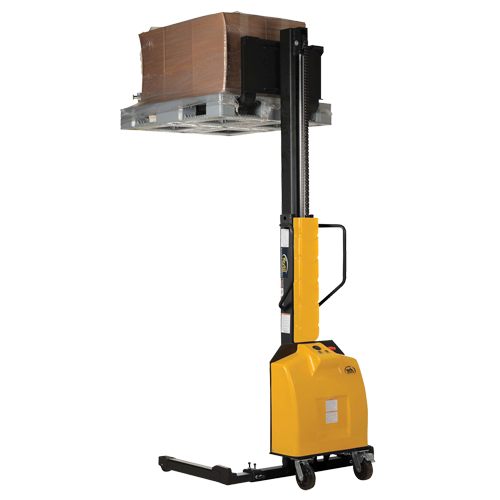 Gerbeur motoris&eacute; avec m&acirc;t &eacute;troit, Fonctionnement &eacute;lectrique, Capacit&eacute; 1500 lb, Lev&eacute;e max 98" Northern Industrial Supply Inc.