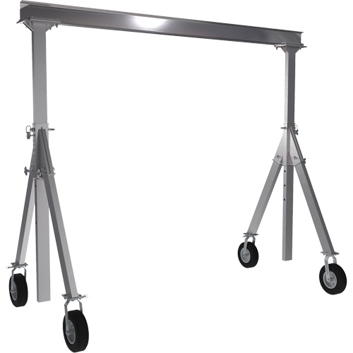 Adjustable Aluminum Gantry Crane, 10' L, 1500 lbs. (0.75 tons) Capacity Northern Industrial Supply Inc.