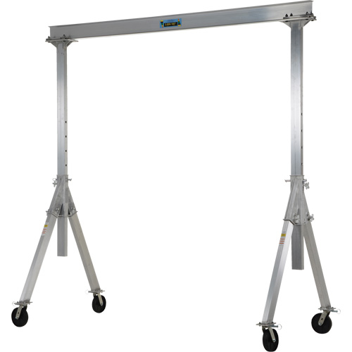 Adjustable Aluminum Gantry Crane, 8' L, 2000 lbs. (1 tons) Capacity Northern Industrial Supply Inc.