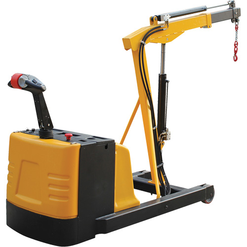 Electric Powered Floor Crane, 8.8' Lift, 1500 lbs. (0.75 tons), 44-1/4" Arm, 62-1/4" H Northern Industrial Supply Inc.