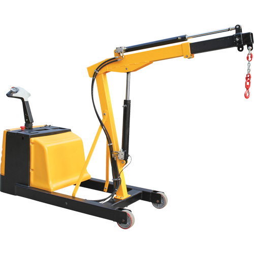 Electric Powered Floor Crane, 8.8' Lift, 1500 lbs. (0.75 tons), 44-1/4" Arm, 62-1/4" H Northern Industrial Supply Inc.