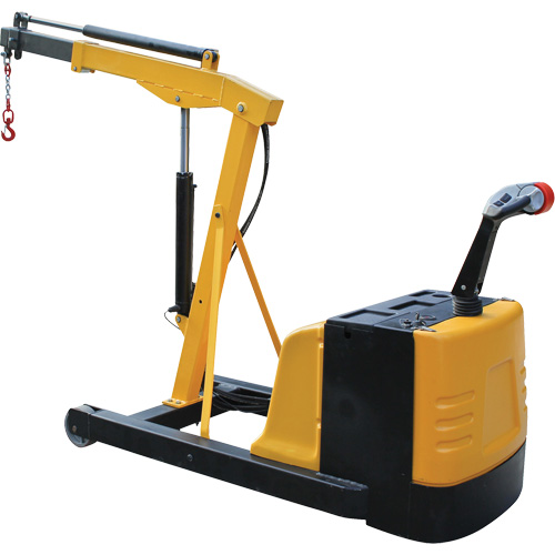 Electric Powered Floor Crane, 8.8' Lift, 1500 lbs. (0.75 tons), 44-1/4" Arm, 62-1/4" H Northern Industrial Supply Inc.