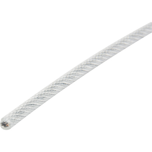 Wire Rope, 1000' (304.8 m) x 1/16", 480 lbs. (0.24 tons), Galvanized Northern Industrial Supply Inc.