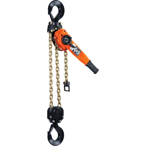 Series 653-A Ratchet Lever Hoist, 5' Lift, 12000 lbs. (6 tons) Capacity, Steel Chain Northern Industrial Supply Inc.