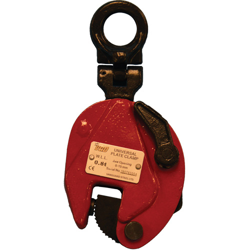 VUPC Universal Lifting Clamp, 16000 lbs. (8 tons), 0" - 3-5/32" Jaw Opening Northern Industrial Supply Inc.