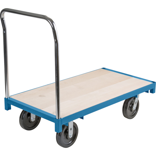 Chariot &agrave; plateforme robuste, 48" lo x 30" la, Capacit&eacute; de 2500 lb, Roues en Nylon Northern Industrial Supply Inc.