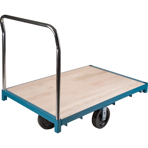 Chariot &agrave; plateforme robuste, 60" lo x 30" la, Capacit&eacute; de 2500 lb, Roues en Nylon Northern Industrial Supply Inc.