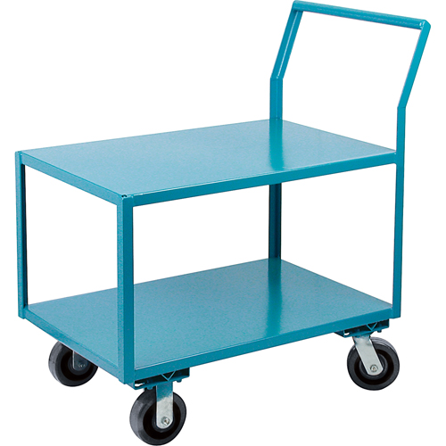 Heavy-Duty Low Profile Shop Carts, 2 Tiers, 18" W x 30" D x 41" H, 2400 lbs. Cap. Northern Industrial Supply Inc.