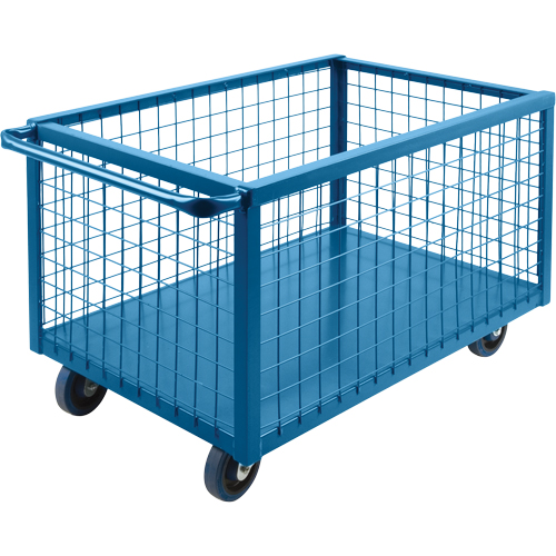 Wire Mesh Box Truck, Steel, 63" L x 24" W x 31.5" H, 20 cu. ft. Volume, 1200 lbs. Capacity Northern Industrial Supply Inc.