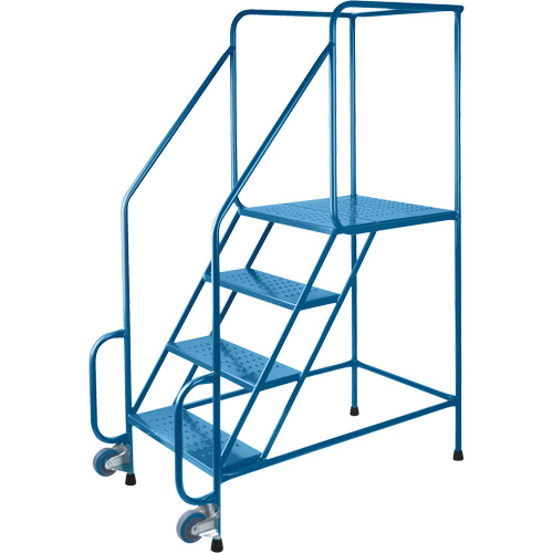 &eacute;chelles Tilt-N-Roll, Acier, 4 marches, Largeur 22", 24" p x 38" h marche pali&egrave;re Northern Industrial Supply Inc.