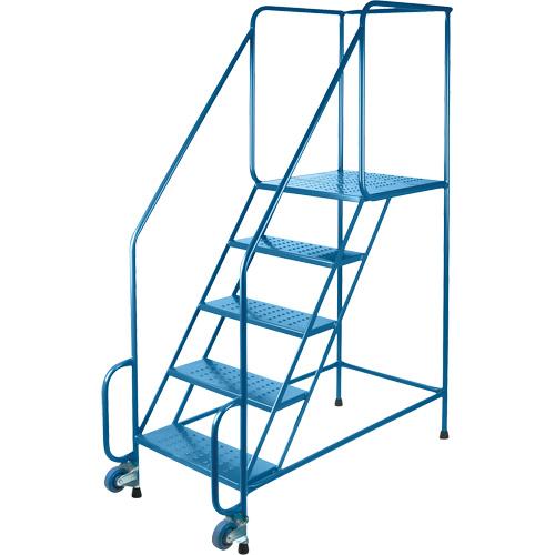 &eacute;chelles Tilt-N-Roll, Acier, 5 marches, Largeur 22", 24" p x 47" h marche pali&egrave;re Northern Industrial Supply Inc.