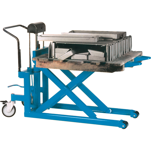 Chariots/tables hydrauliques de lev&eacute;e &agrave; ciseaux pour palettes, 42-1/2" lo x 27" la, Acier, Capacit&eacute; de 2200 lb Northern Industrial Supply Inc.
