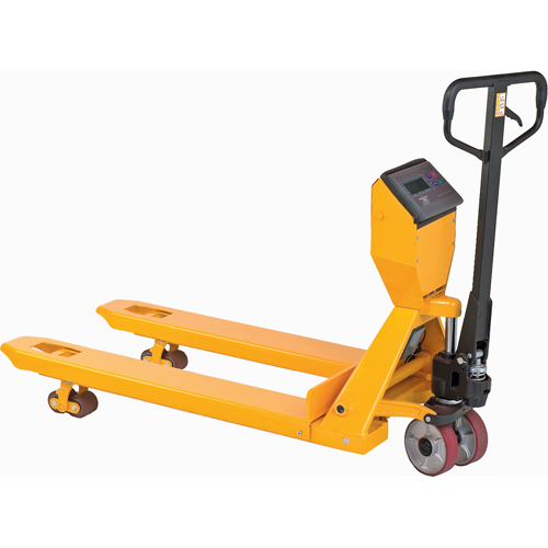 Digital Scale Pallet Truck, 27.5" L x 27.5" W, 5000 lbs. Cap. Northern Industrial Supply Inc.