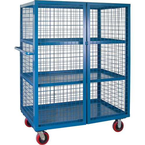 Chariot en treillis m&eacute;tallique, 3 niveaux, 75" lo x 32" la x 62,5" h, Cap. 2400 lb Northern Industrial Supply Inc.