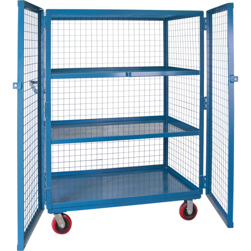 Chariot en treillis m&eacute;tallique, 3 niveaux, 51" lo x 32" la x 62,5" h, Cap. 2400 lb Northern Industrial Supply Inc.