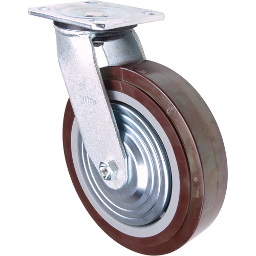 Roulette, Pivotant, 8" (203,2 mm), Polyur&eacute;thane, 1000 lb (453,6 kg) Northern Industrial Supply Inc.