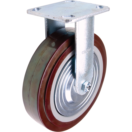 Caster, Rigid, 8" (203.2 mm), Polyurethane, 1000 lbs. (453.6 kg.) Northern Industrial Supply Inc.