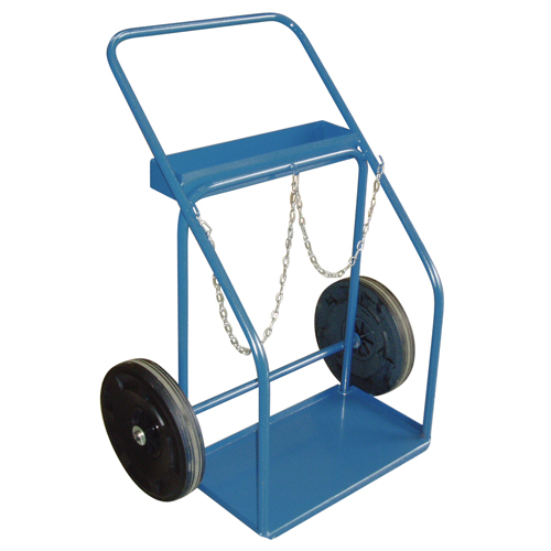 Gas Cylinder Carts, Rubber Wheels, 13" W x 25" L Base, 1000 lbs. Northern Industrial Supply Inc.