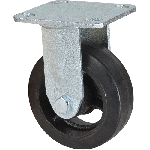 Roulette moul&eacute;, Fixe, 5" (127 mm), Caoutchouc, 440 lb (199 kg) Northern Industrial Supply Inc.