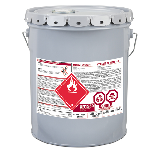 Hydrate de m&eacute;thyle, Seau Northern Industrial Supply Inc.