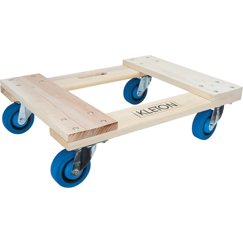 Socle roulant en bois dur, Roues en Caoutchouc, Capacit&eacute; de 1400 lb, 18" la x 24" p x 7" h Northern Industrial Supply Inc.