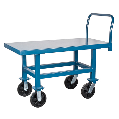Elevated Platform Trucks, 60" L x 30" W, 1000 lbs. Capacity, Pneumatic Casters Northern Industrial Supply Inc.