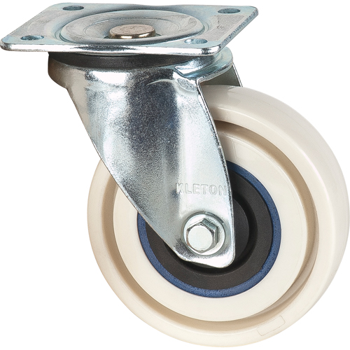 Roulettes sandwich, Pivotant, 4" (101,6 mm), Nylon, 440 lb (199,58 kg) Northern Industrial Supply Inc.