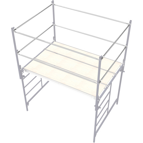 Accessoires pour &eacute;chafaudage - Barre de retenue, Barre de retenue, 2" la x 120" h Northern Industrial Supply Inc.
