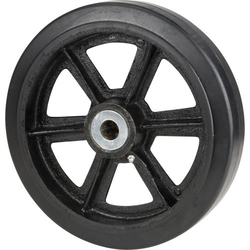Roulettes en caoutchouc moul&eacute;, 8" (203,2 mm) dia. x 2" (50,8 mm) la, Capacit&eacute; de 600 lb (272,155 kg) Northern Industrial Supply Inc.