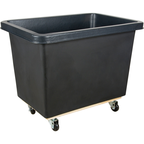 Tapered Wall Box Truck, Polyethylene, 39" L x 27" W x 30" H, 12 cu. ft. Volume, 500 lbs. Capacity Northern Industrial Supply Inc.