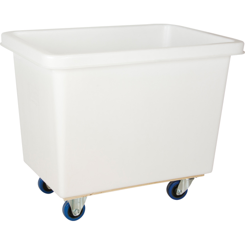Chariot-caisse en &agrave; parois effil&eacute;es, Poly&eacute;thyl&egrave;ne blanc, 37" lo x 26" la x 31" h, Volume 9 pi³, Capacit&eacute; 600 lb Northern Industrial Supply Inc.