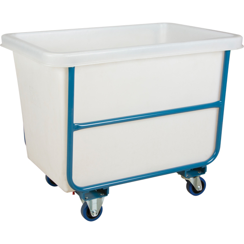 Tapered Wall Box Truck, White Polyethylene, 33" L x 20" W x 29" H, 7 cu. ft. Volume, 1000 lbs. Capacity Northern Industrial Supply Inc.