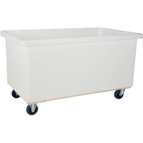 Chariot-caisse &agrave; parois droites, Poly&eacute;thyl&egrave;ne blanc, 57" lo x 34" la x 33" h, Volume 22 pi³, Capacit&eacute; 600 lb Northern Industrial Supply Inc.