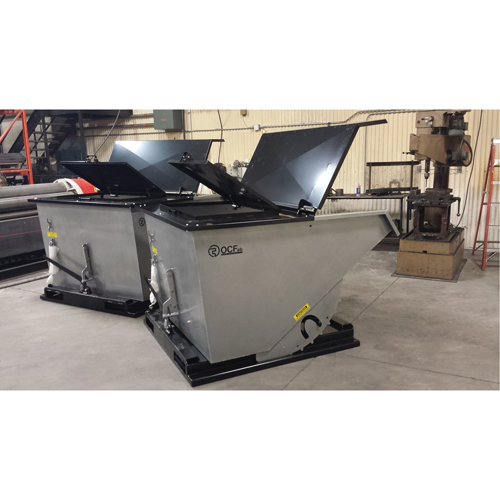 Steel Cover for Self-Dumping Hopper Northern Industrial Supply Inc.