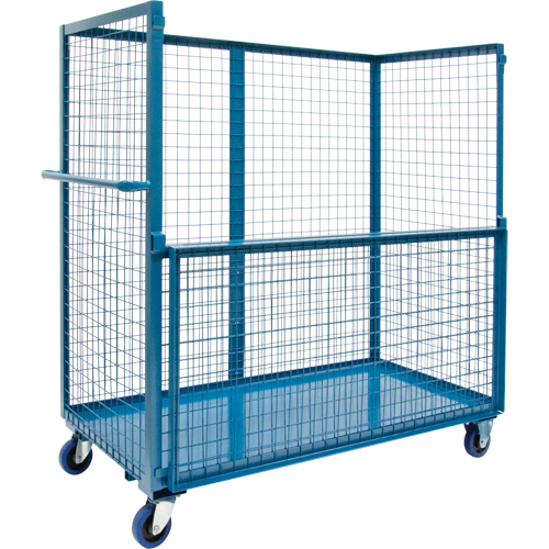 Chariot grillag&eacute; pour transport , Acier, 30" x 55" x 72", Capacit&eacute; 1200 lb Northern Industrial Supply Inc.