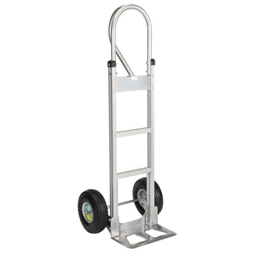 Knocked Down Hand Truck, P-Handle Handle, Aluminum, 52-1/8" Height, 500 lbs. Capacity Northern Industrial Supply Inc.